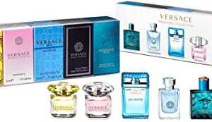 VERSACE MINIATURES COLLECTION 5 PCS GIFT SET FOR MEN AND WOMEN