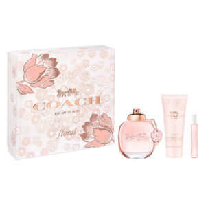 COACH NEW YORK FLORAL 3 PCS GIFT SET FOR WOMEN